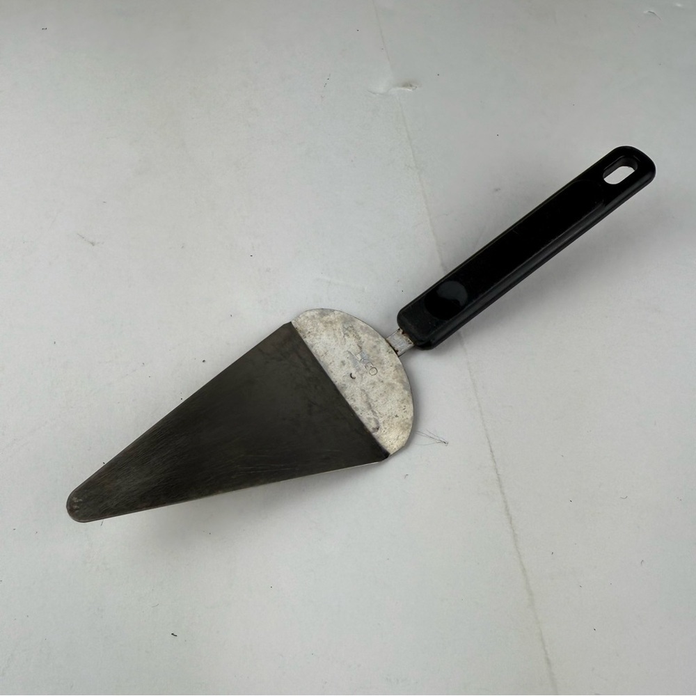 Vintage Ekco Pie Server Stainless Steel with Black Plastic Handle SEE ALL PICS